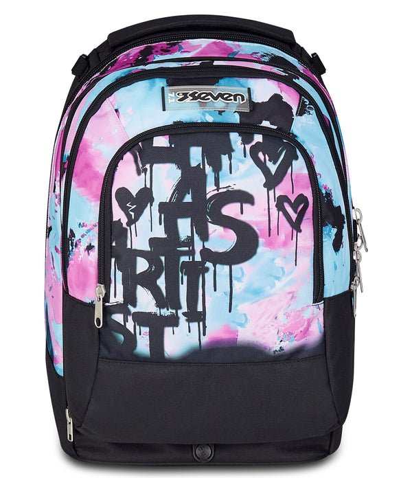 Trolley Seven Jack 3WD Quick Graffiti Girl – Zaino 3 in 1 con Ruote Laterali - Quiscuola.it – Zaini, Astucci e Diari Scuola