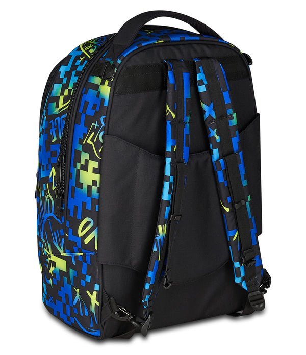 Trolley Seven Jack 3WD Scribbled Flame – Zaino 3 in 1 con Carrello da 34 Lt - Quiscuola.it – Zaini, Astucci e Diari Scuola