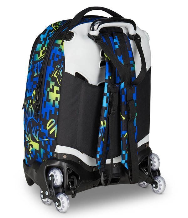 Trolley Seven Jack 3WD Scribbled Flame – Zaino 3 in 1 con Carrello da 34 Lt - Quiscuola.it – Zaini, Astucci e Diari Scuola