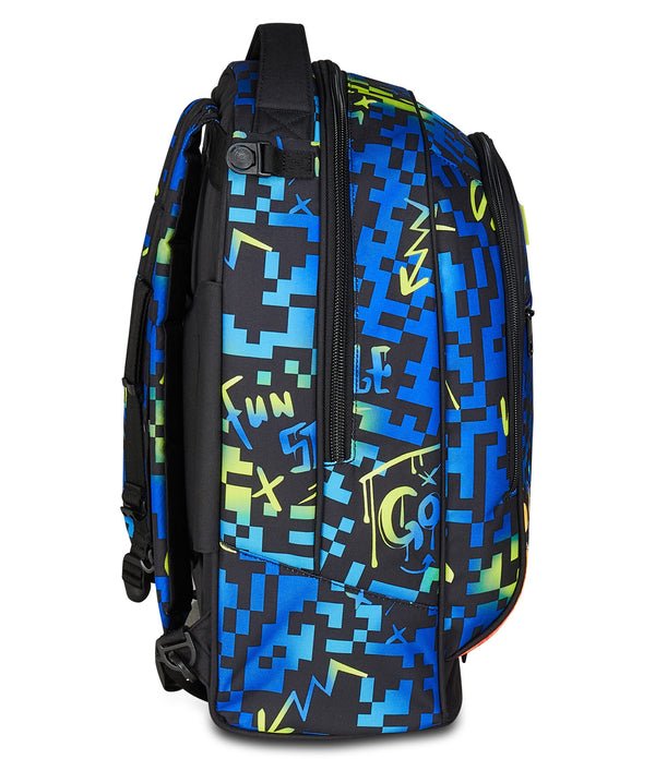 Trolley Seven Jack 3WD Scribbled Flame – Zaino 3 in 1 con Carrello da 34 Lt - Quiscuola.it – Zaini, Astucci e Diari Scuola