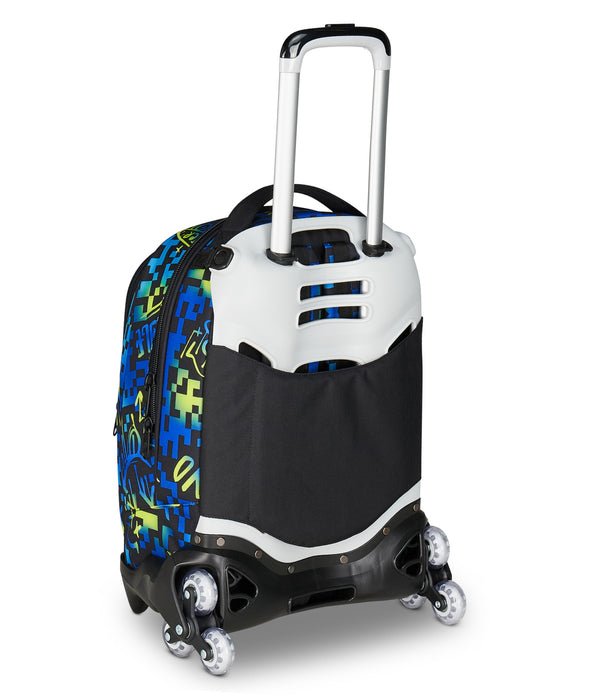 Trolley Seven Jack 3WD Scribbled Flame – Zaino 3 in 1 con Carrello da 34 Lt - Quiscuola.it – Zaini, Astucci e Diari Scuola
