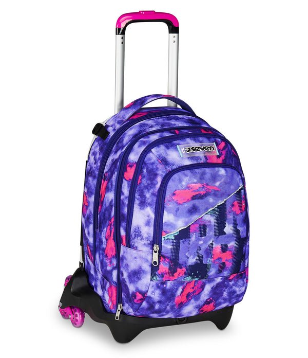 Trolley Seven Jack 3WD Shady Dye Girl – Zaino 3 in 1 con Ruote Laterali - Quiscuola.it – Zaini, Astucci e Diari Scuola
