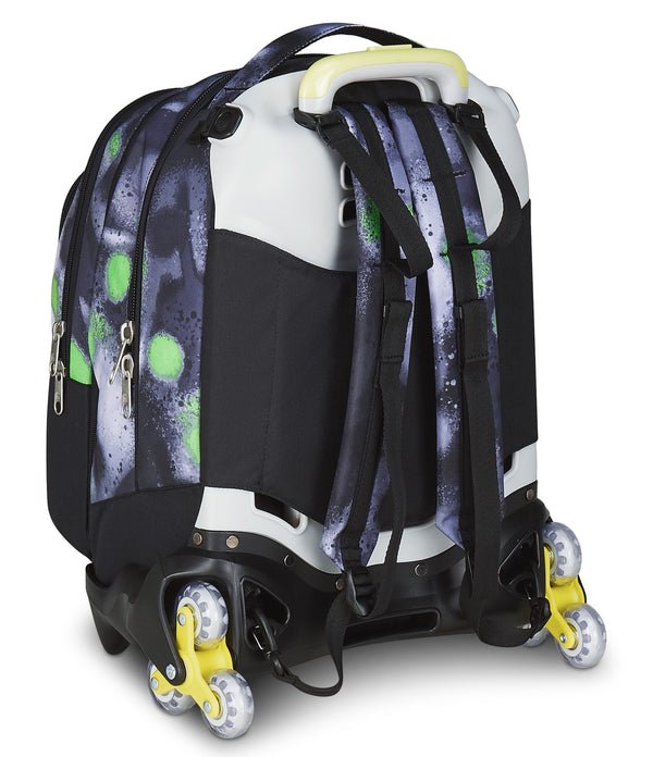 Trolley Seven Jack 3WD Sprint Paint Boy – Zaino 3 in 1 con Carrello e Zainetto Staccabile - Quiscuola.it