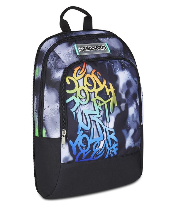 Trolley Seven Jack 3WD Sprint Paint Boy – Zaino 3 in 1 con Carrello e Zainetto Staccabile - Quiscuola.it