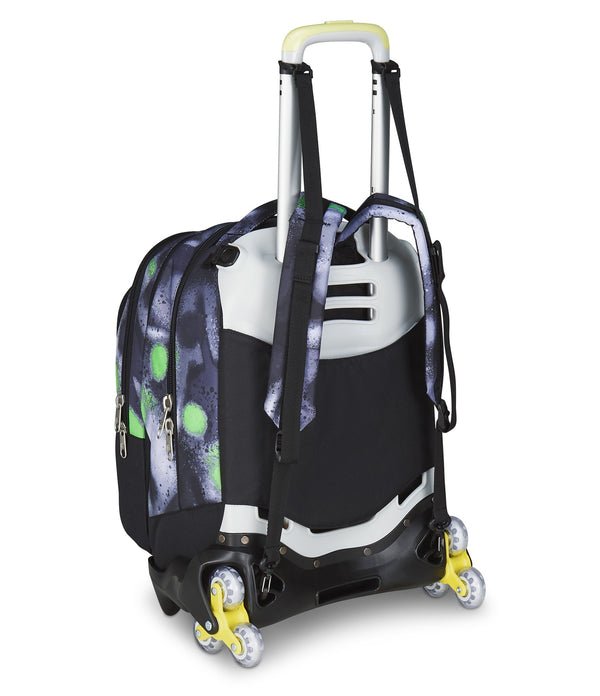 Trolley Seven Jack 3WD Sprint Paint Boy – Zaino 3 in 1 con Carrello e Zainetto Staccabile - Quiscuola.it