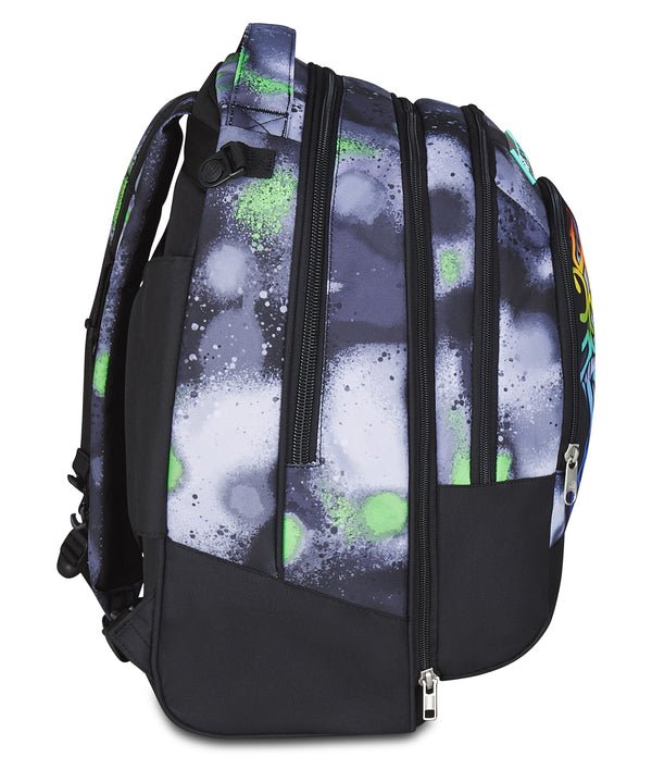 Trolley Seven Jack 3WD Sprint Paint Boy – Zaino 3 in 1 con Carrello e Zainetto Staccabile - Quiscuola.it