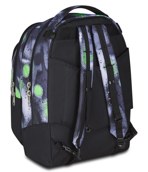 Trolley Seven Jack 3WD Sprint Paint Boy – Zaino 3 in 1 con Carrello e Zainetto Staccabile - Quiscuola.it