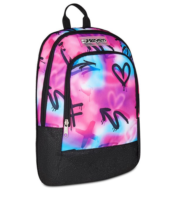 Trolley Seven Jack 3WD Sprint Paint Girl – Zaino Trolley 3 in 1 con Ruote Laterali - Quiscuola.it –