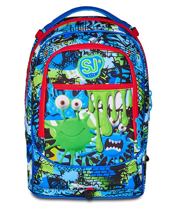 Trolley SJ Jack 3WD Fantasys Boy – Zaino 3 in 1 con Carrello da 33 Lt - Quiscuola.it – Zaini, Astucci e Diari Scuola