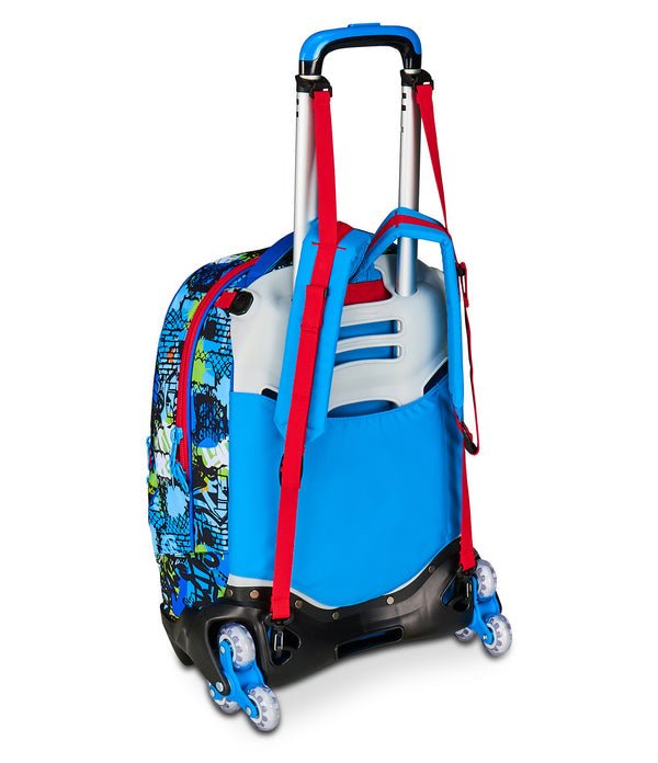 Trolley SJ Jack 3WD Fantasys Boy – Zaino 3 in 1 con Carrello da 33 Lt - Quiscuola.it – Zaini, Astucci e Diari Scuola