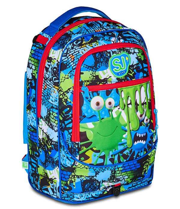 Trolley SJ Jack 3WD Fantasys Boy – Zaino 3 in 1 con Carrello da 33 Lt - Quiscuola.it – Zaini, Astucci e Diari Scuola