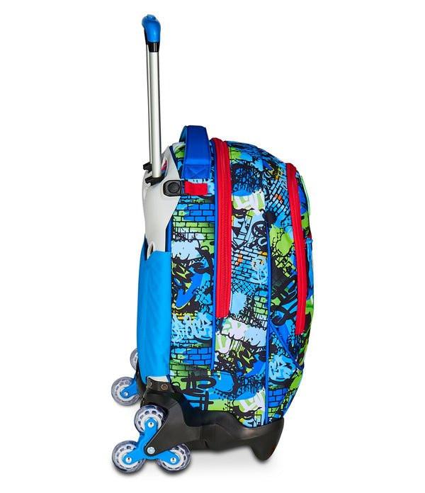 Trolley SJ Jack 3WD Fantasys Boy – Zaino 3 in 1 con Carrello da 33 Lt.