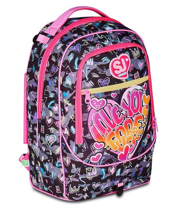 Trolley SJ Jack 3WD Game LED Girl – Zaino e Trolley con Luce da 33 Lt.