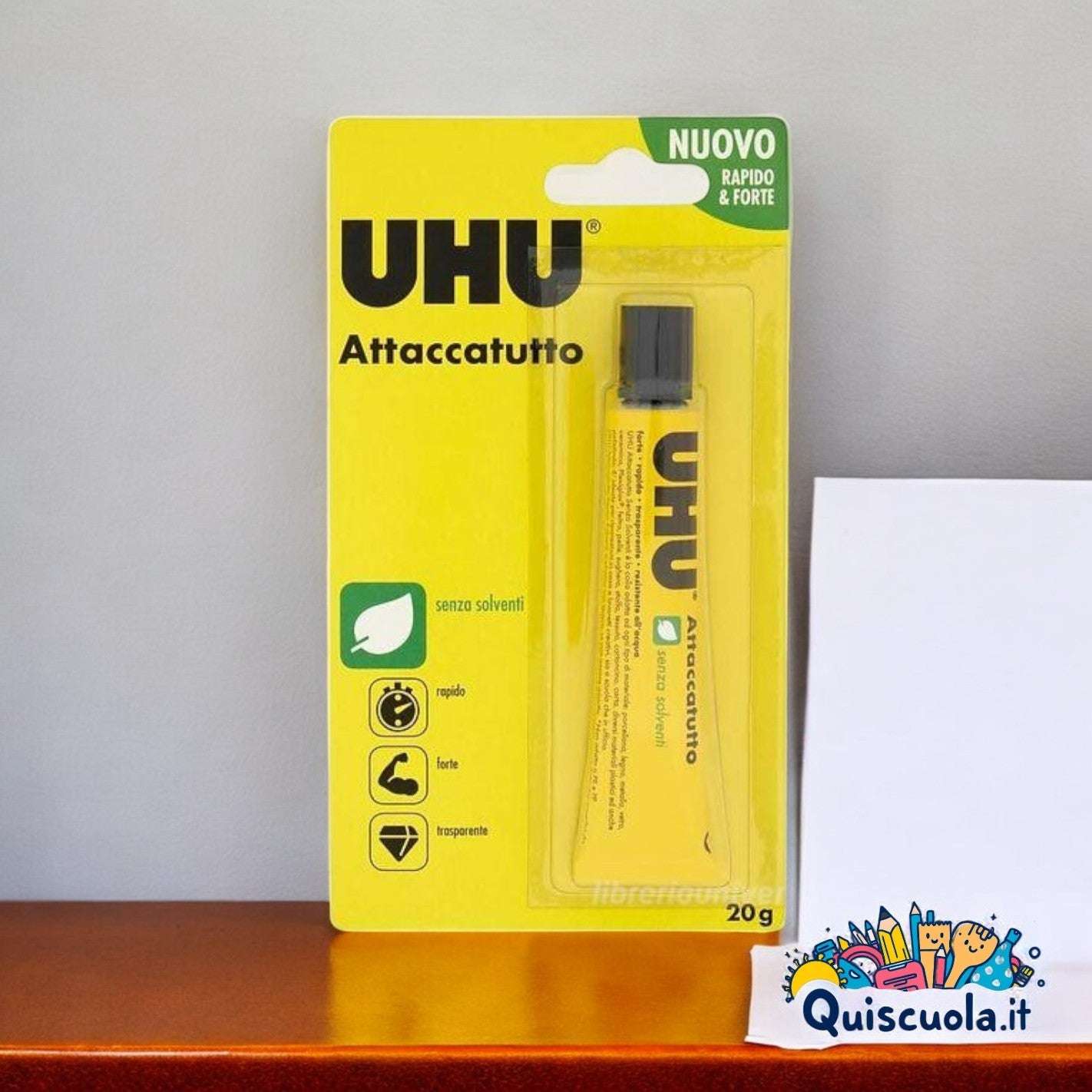 Colla Universale UHU Attaccatutto Senza Solventi – Elevata Tenuta e Sicurezza - Quiscuola