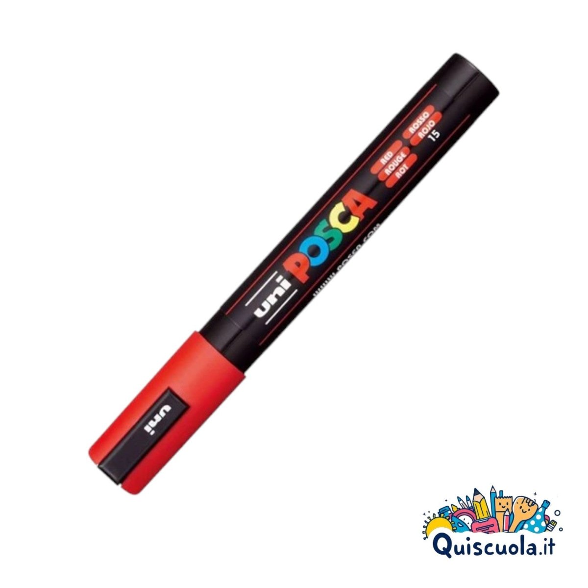 Uniposca PC - 5M – Pennarello a Vernice Acrilica, Punta 1,8 - 2,5 mm - Quiscuola