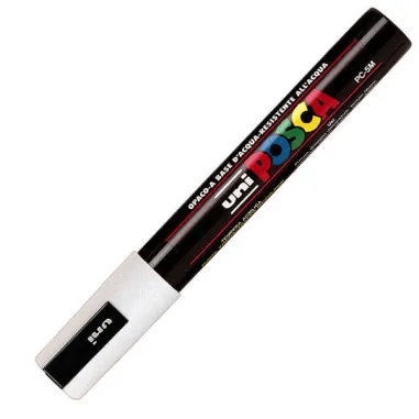 Uniposca PC - 5M – Pennarello a Vernice Acrilica, Punta 1,8 - 2,5 mm - Quiscuola