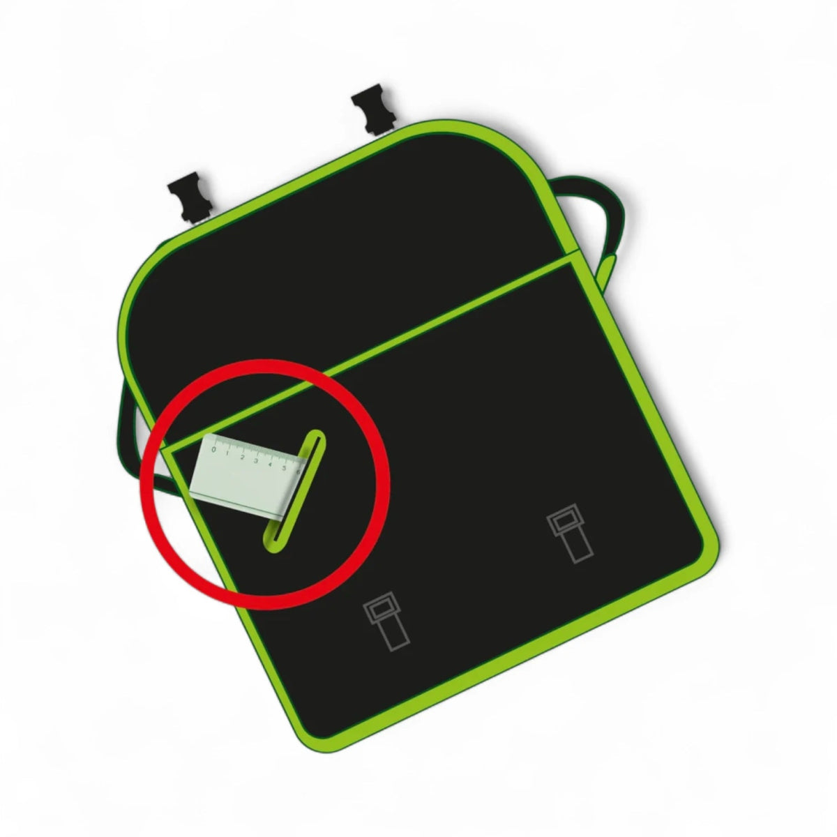 Valigetta Nera Tessuto Arda Elastika 52×37 cm con Tasca Porta Riga - Quiscuola.it – Zaini, Astucci e Diari Scuola