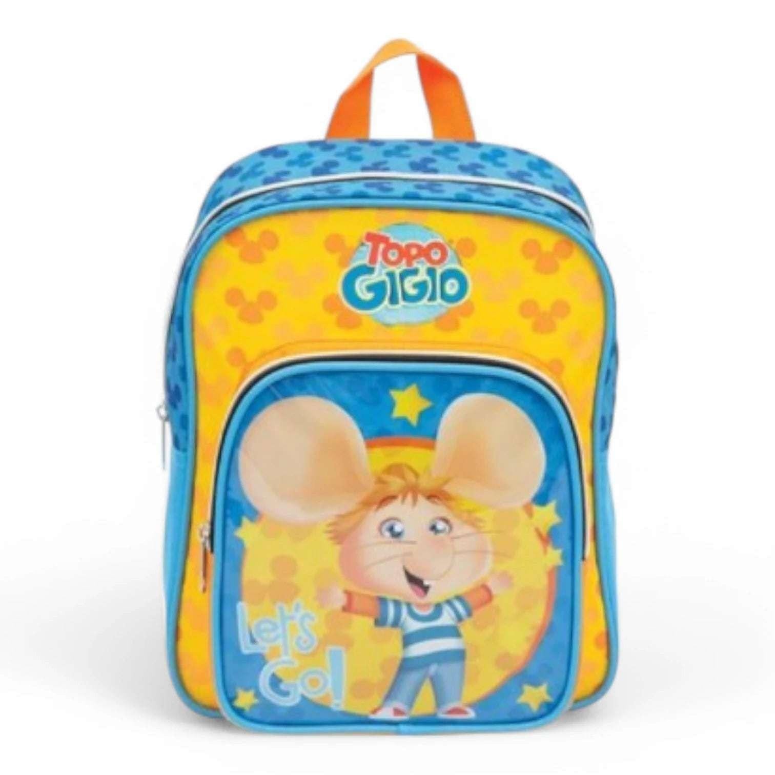 Zaino Asilo Topo Gigio 2 Tasche – Comodo e Colorato.