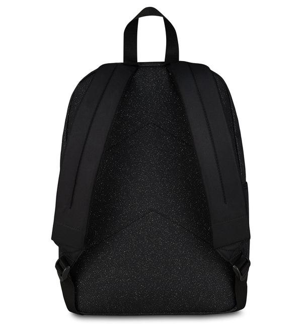 Zaino Carlson Shine Glitterato Nero 24L in Poliestere Riciclato.