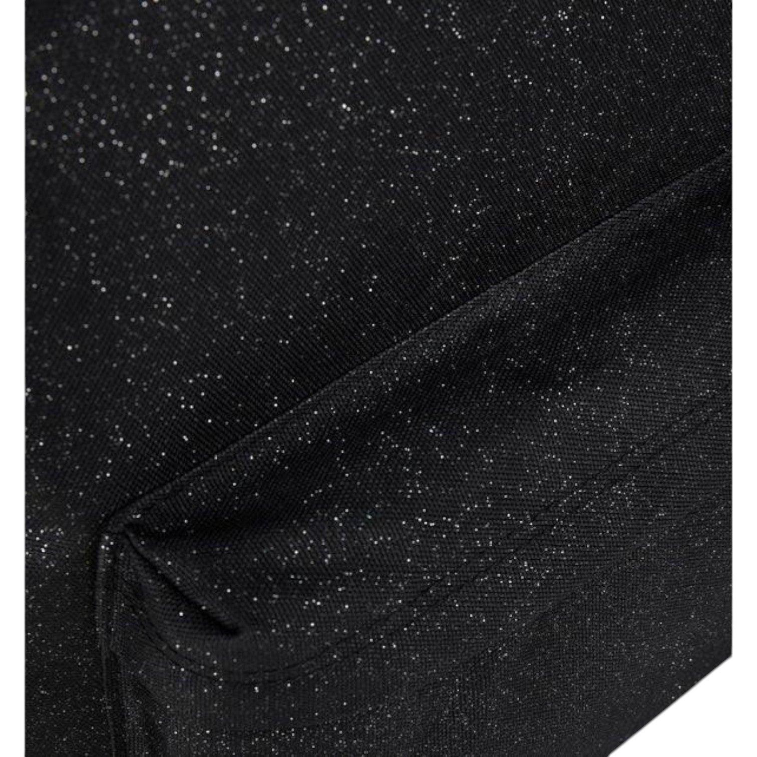 Zaino Carlson Shine Glitterato Nero 24L in Poliestere Riciclato.