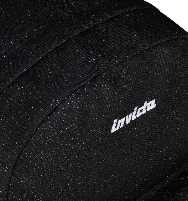 Zaino Carlson Shine Glitterato Nero 24L in Poliestere Riciclato.