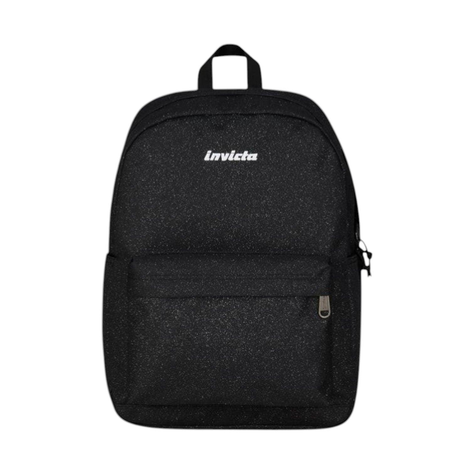 Zaino Carlson Shine Glitterato Nero 24L in Poliestere Riciclato.