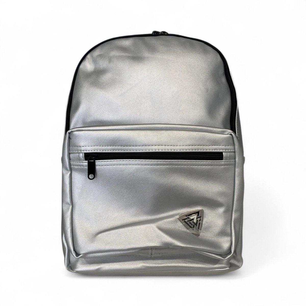 Zaino Donna X-Chrome Metallizzato Stile Americano in Similpelle.