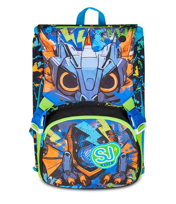 Zaino Estensibile Big LED LOOK SJ Gang con Occhi Luminosi - Quiscuola.it – Zaini, Astucci e Diari Scuola