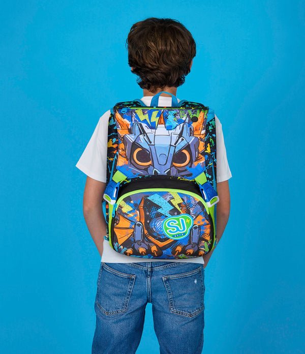 Zaino Estensibile Big LED LOOK SJ Gang con Occhi Luminosi - Quiscuola.it – Zaini, Astucci e Diari Scuola