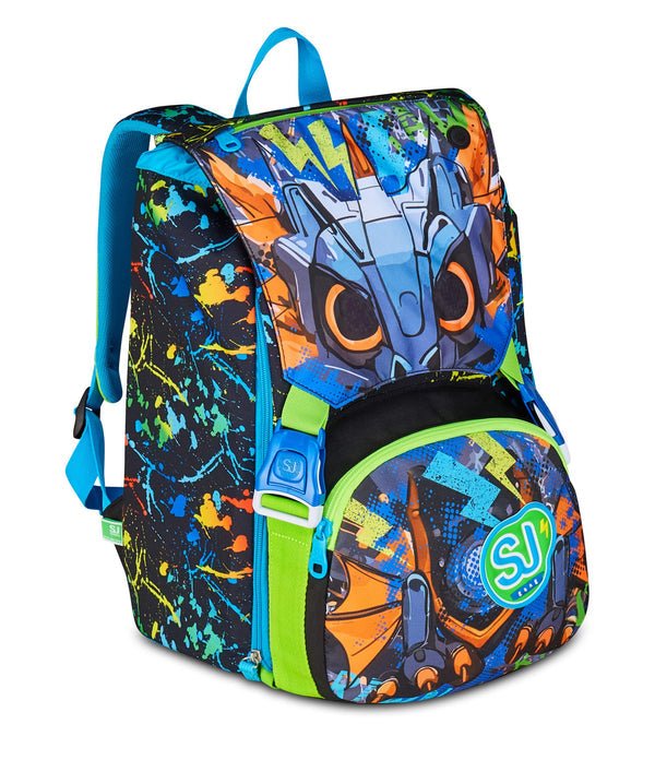 Zaino Estensibile Big LED LOOK SJ Gang con Occhi Luminosi - Quiscuola.it – Zaini, Astucci e Diari Scuola