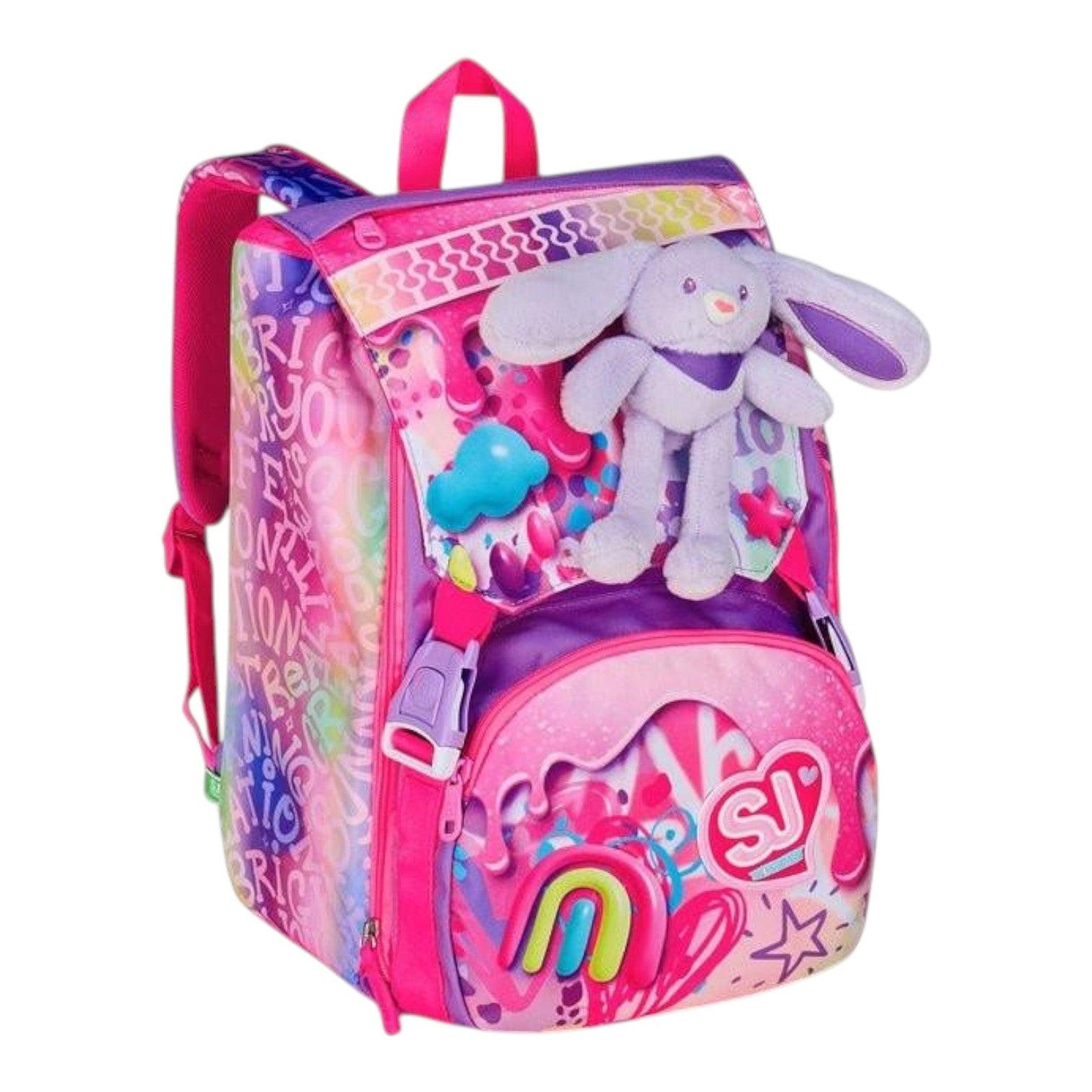 Zaino Estensibile SJ Gang Fantasys Girl con Coniglietto.