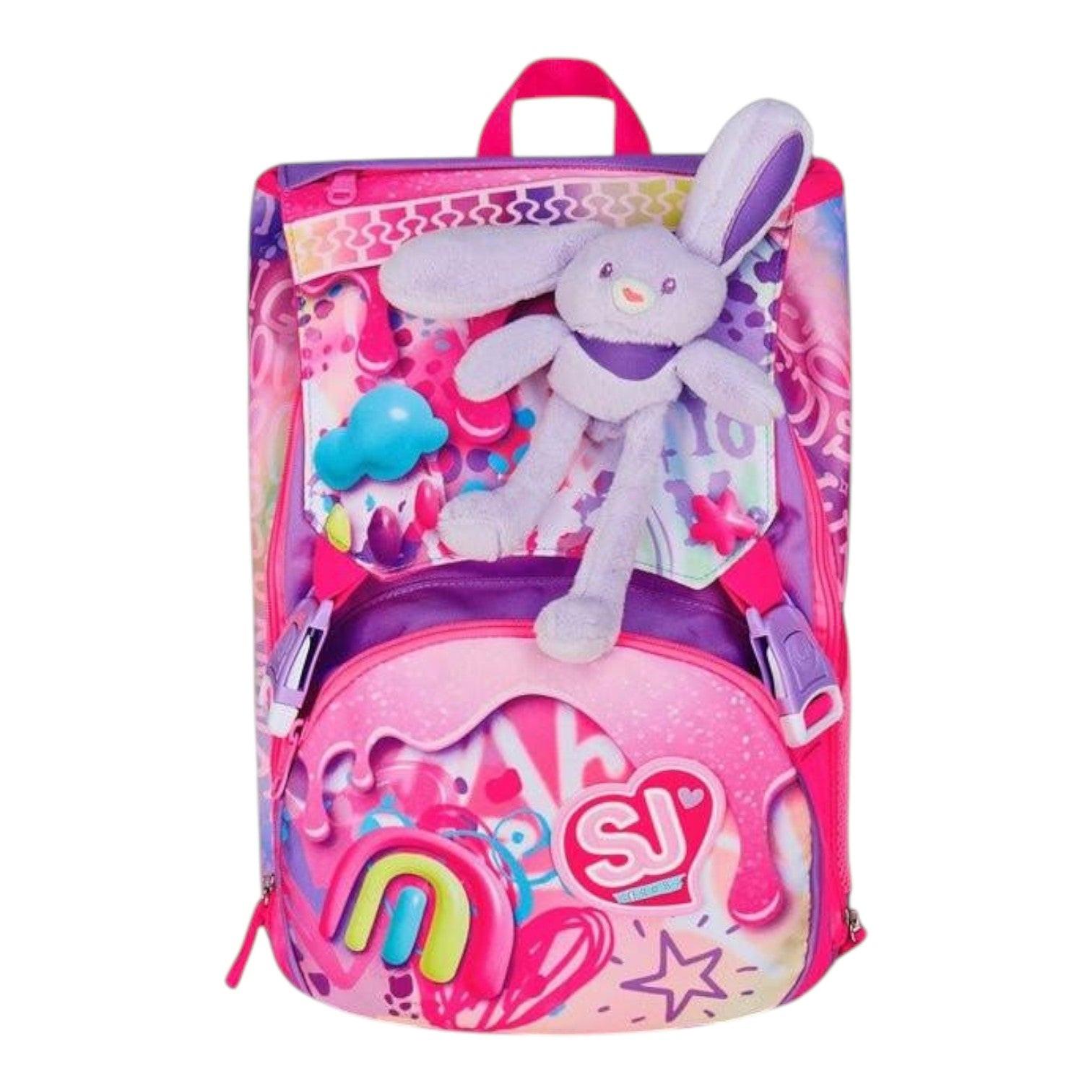 Zaino Estensibile SJ Gang Fantasys Girl con Coniglietto.