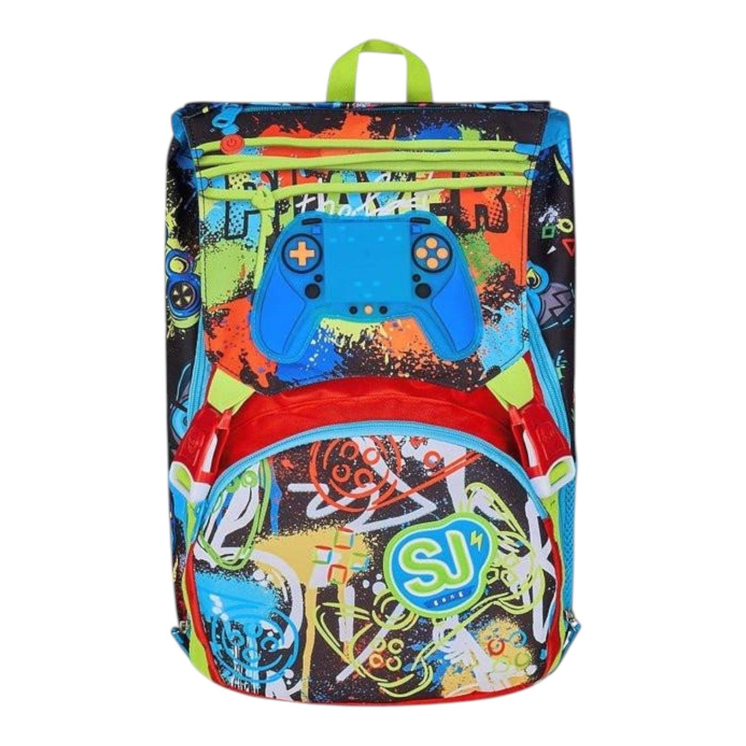 SJ Gang Game LED Boy Zaino Estensibile 27L con LED.