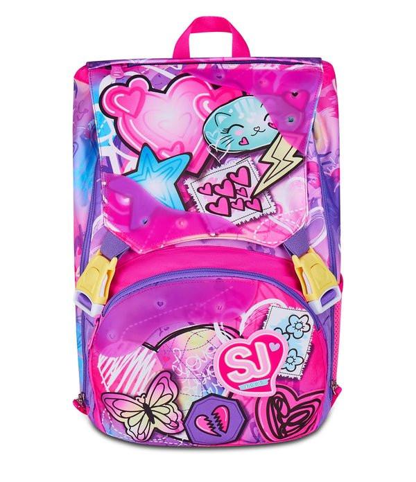 Zaino Estensibile SJ Gang Big Tinypatch Girl – Con Pins Personalizzabili - Quiscuola.it – Zaini, Astucci e Diari Scuola
