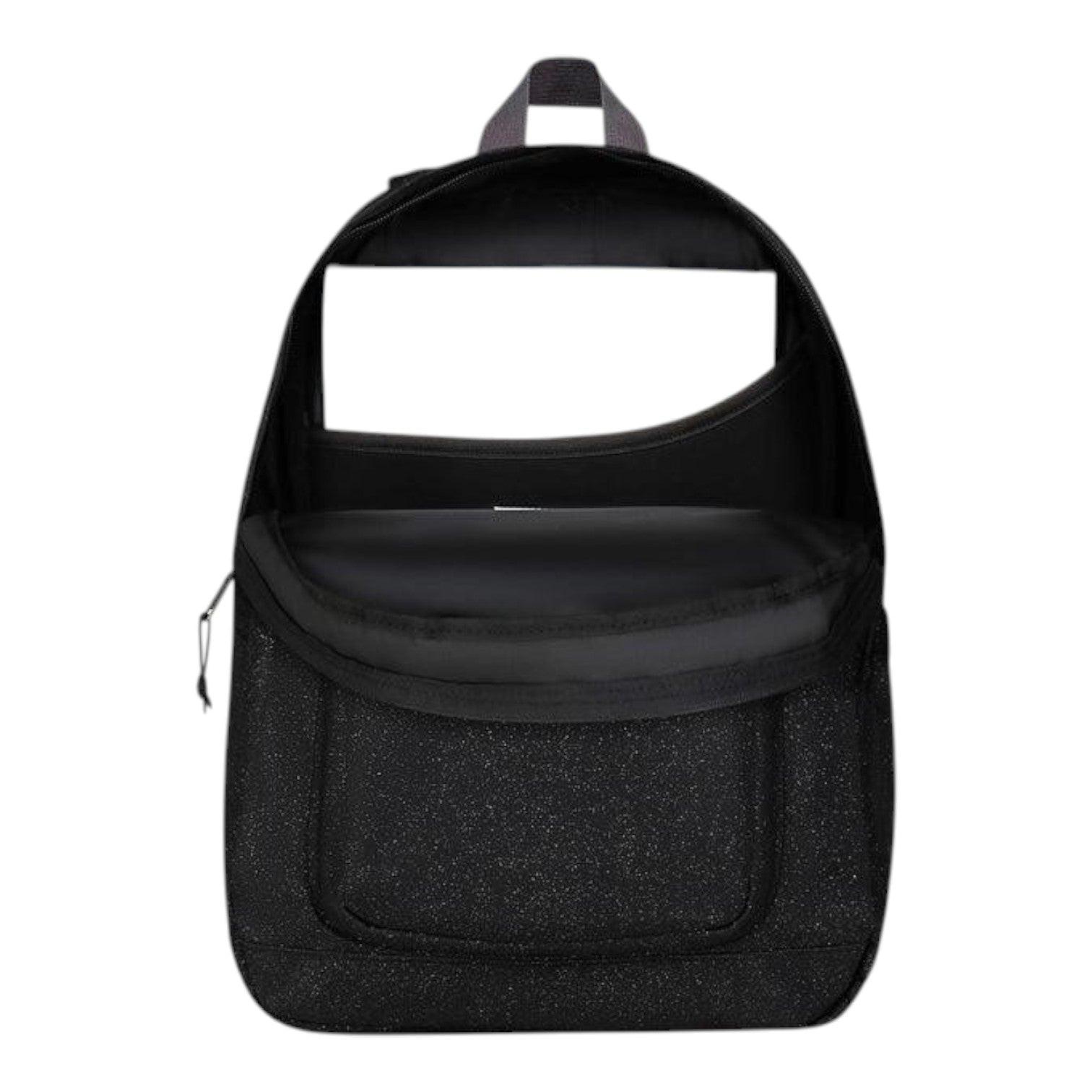 Zaino Jelek Nero Shine Glitter 34L in Poliestere Riciclato.