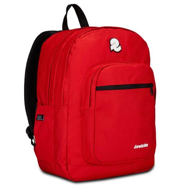Zaino Maxi Jelek 38 LT Plain Invicta Geranium Red - Quiscuola.it – Zaini, Astucci e Diari Scuola