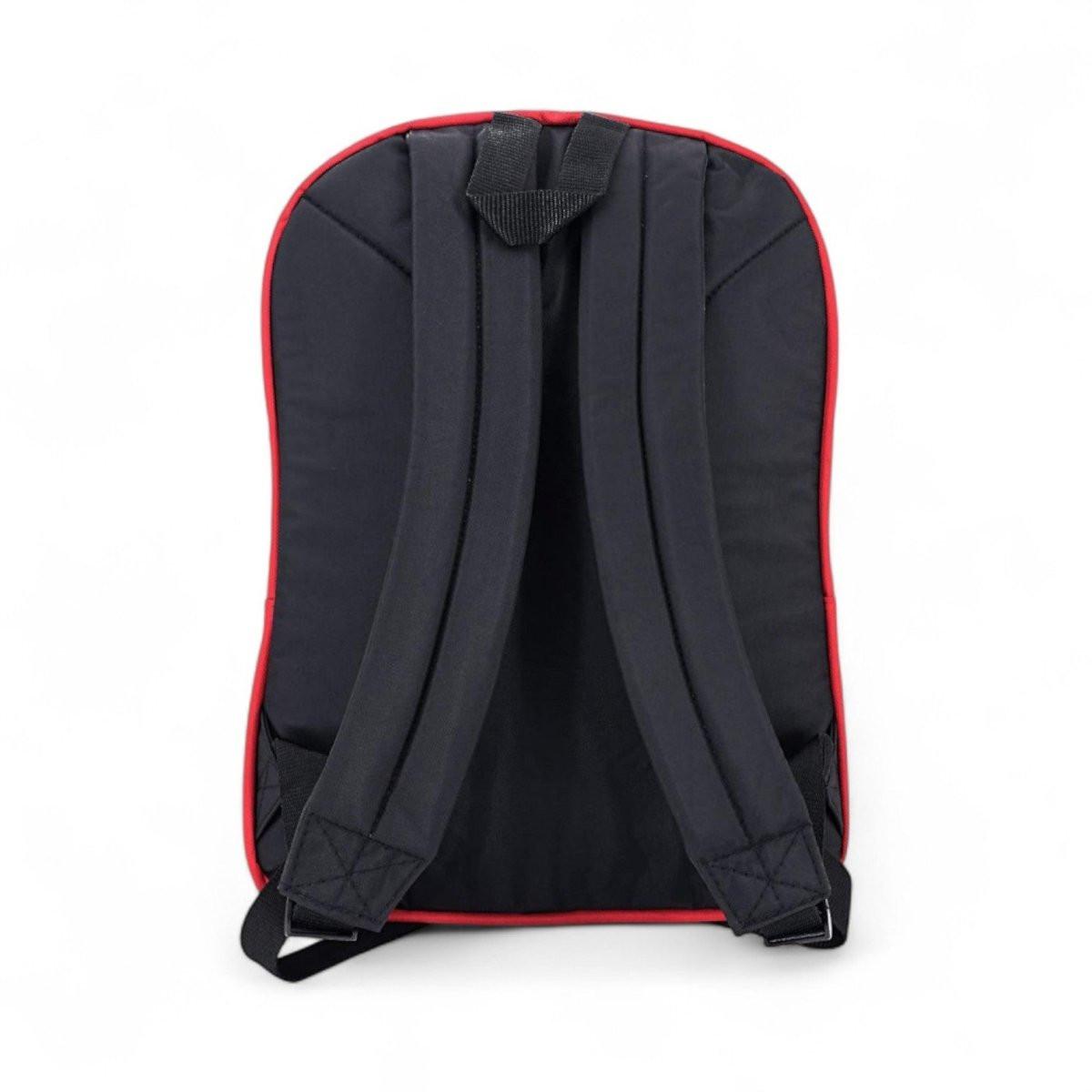 Zaino Organizzato Comix Monocolore Rosso 42×32×15 cm 3 Zip.