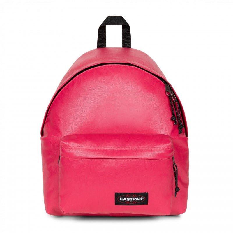 Zaino Eastpak Padded Pak’r Glossy Carmine – Effetto Laminato e Stile Brillante - Quiscuola
