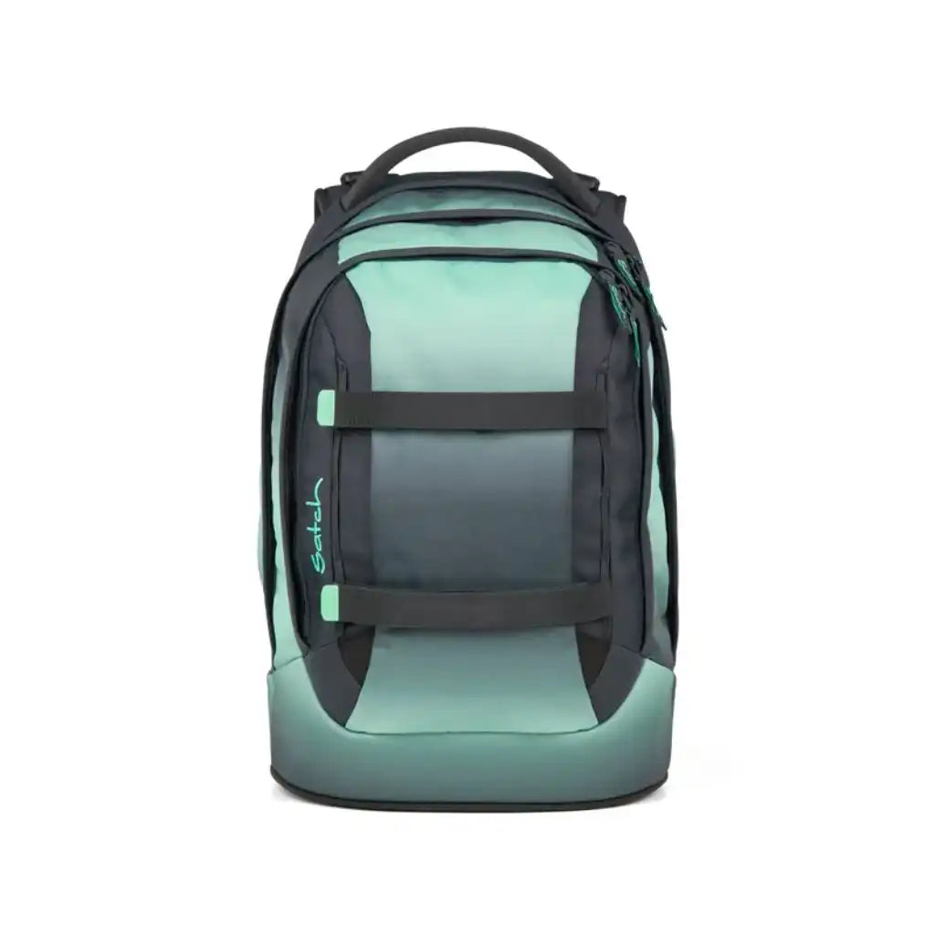 Zaino Satch Pack Gradient Mint nero e verde oliva con triangoli gialli - foto 2