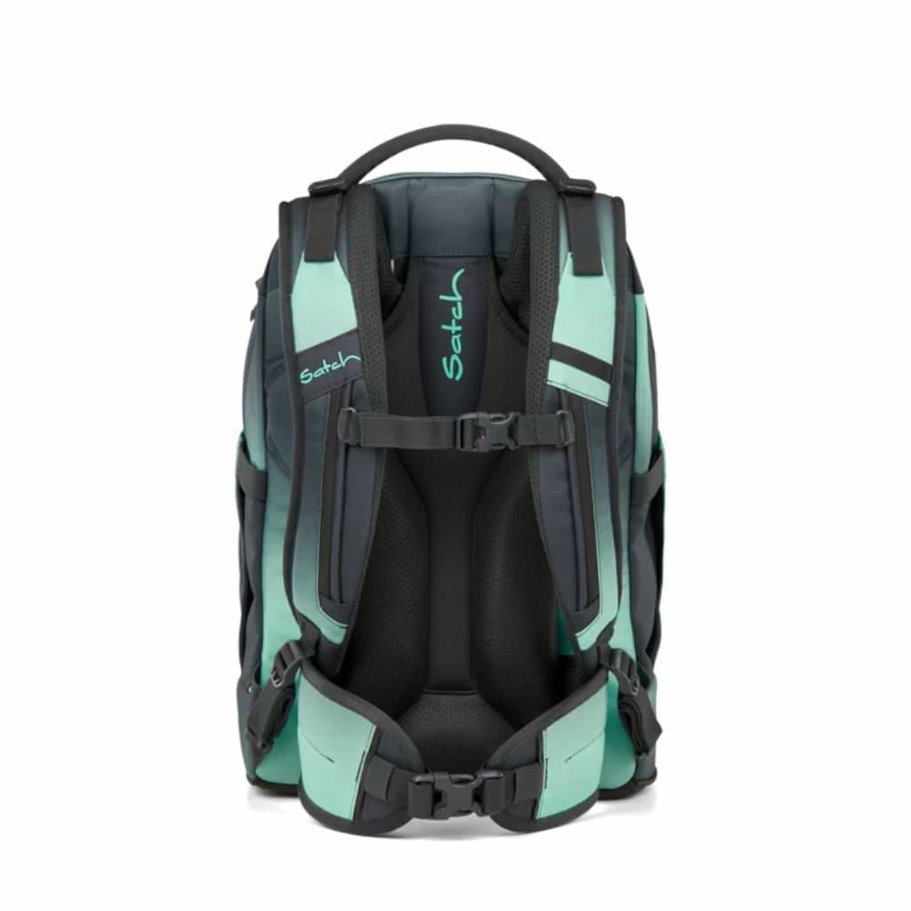 Zaino Satch Pack Gradient Mint nero e verde oliva con triangoli gialli - foto 8