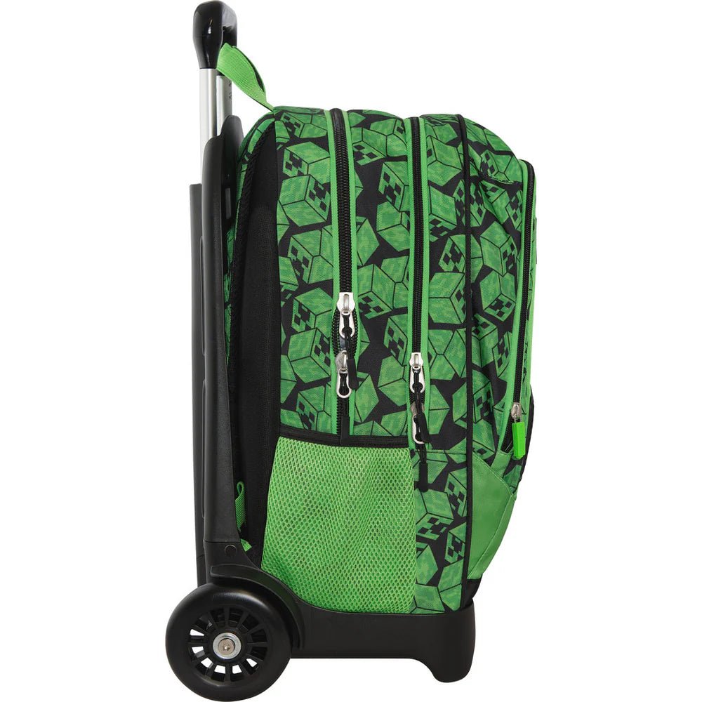 Zaino Scuola Organizzato con Trolley Staccabile - Pixel Minecraft 2025 - Quiscuola.it – Zaini, Astucci e Diari Scuola