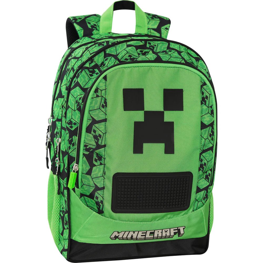 Zaino Scuola Organizzato con Trolley Staccabile - Pixel Minecraft 2025 - Quiscuola.it – Zaini, Astucci e Diari Scuola