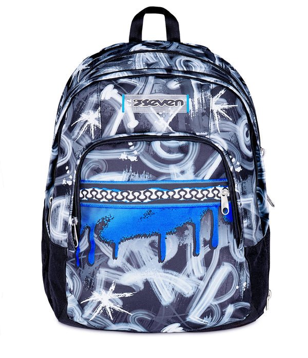 Zaino Seven Dual Detach Quick Graffiti Boy – Zaino 2 in 1 con Porta PC - Quiscuola.it – Zaini, Astucci e Diari Scuola