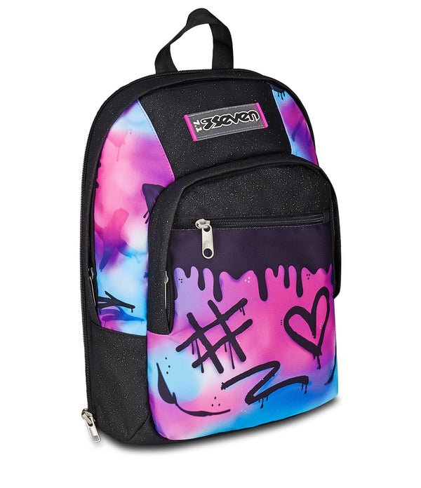 Zaino Seven Dual Detach Sprint Paint Girl – 2 in 1 con Zainetto Staccabile - Quiscuola.it – Zaini, Astucci e Diari Scuola