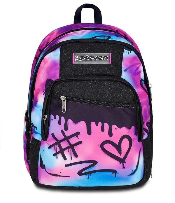 Zaino Seven Dual Detach Sprint Paint Girl – 2 in 1 con Zainetto Staccabile - Quiscuola.it – Zaini, Astucci e Diari Scuola