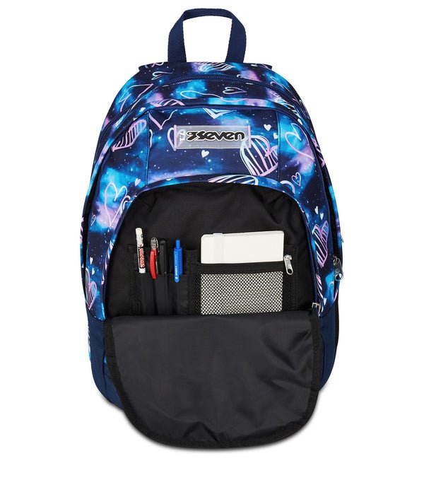 Zaino Seven Dual Gloomy Heart – Doppio Scomparto, Porta PC e Organizer - Quiscuola.it – Zaini, Astucci e Diari Scuola