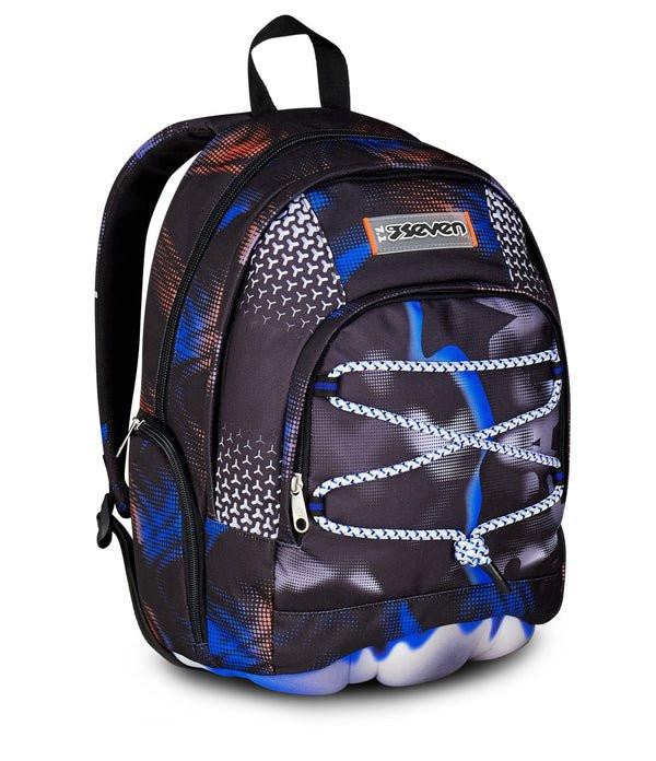 Zaino Seven Dual Optical Shade Boy – Doppio Scomparto, Porta PC e Fondo 3D - Quiscuola.it – Zaini, Astucci e Diari Scuola