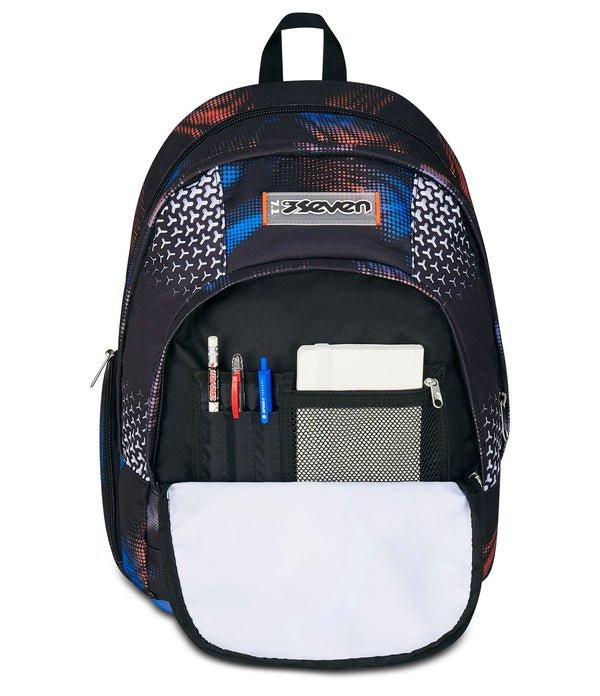 Zaino Seven Dual Optical Shade Boy 31L con Fondo 3D e Porta PC.