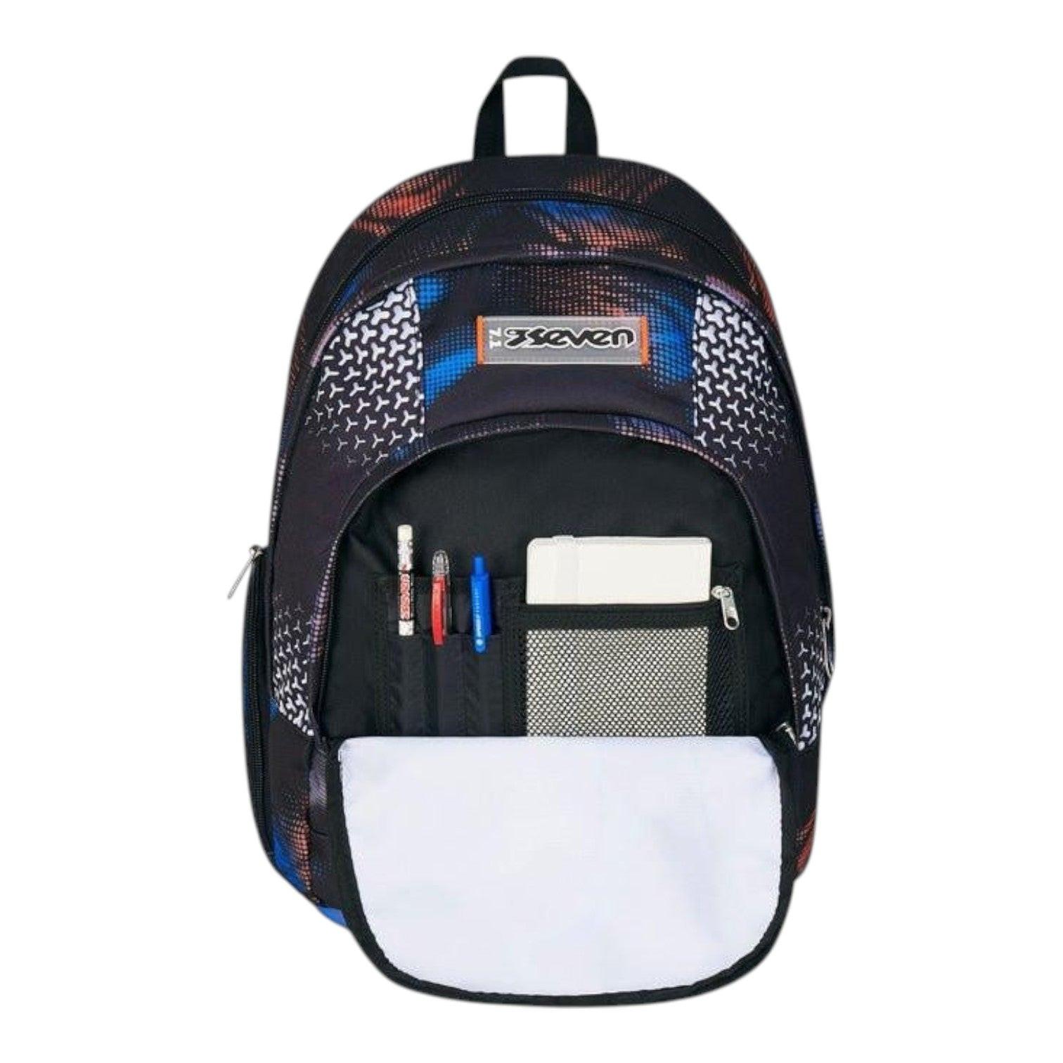 Zaino Seven Dual Optical Shade Boy 31L con Fondo 3D e Porta PC.