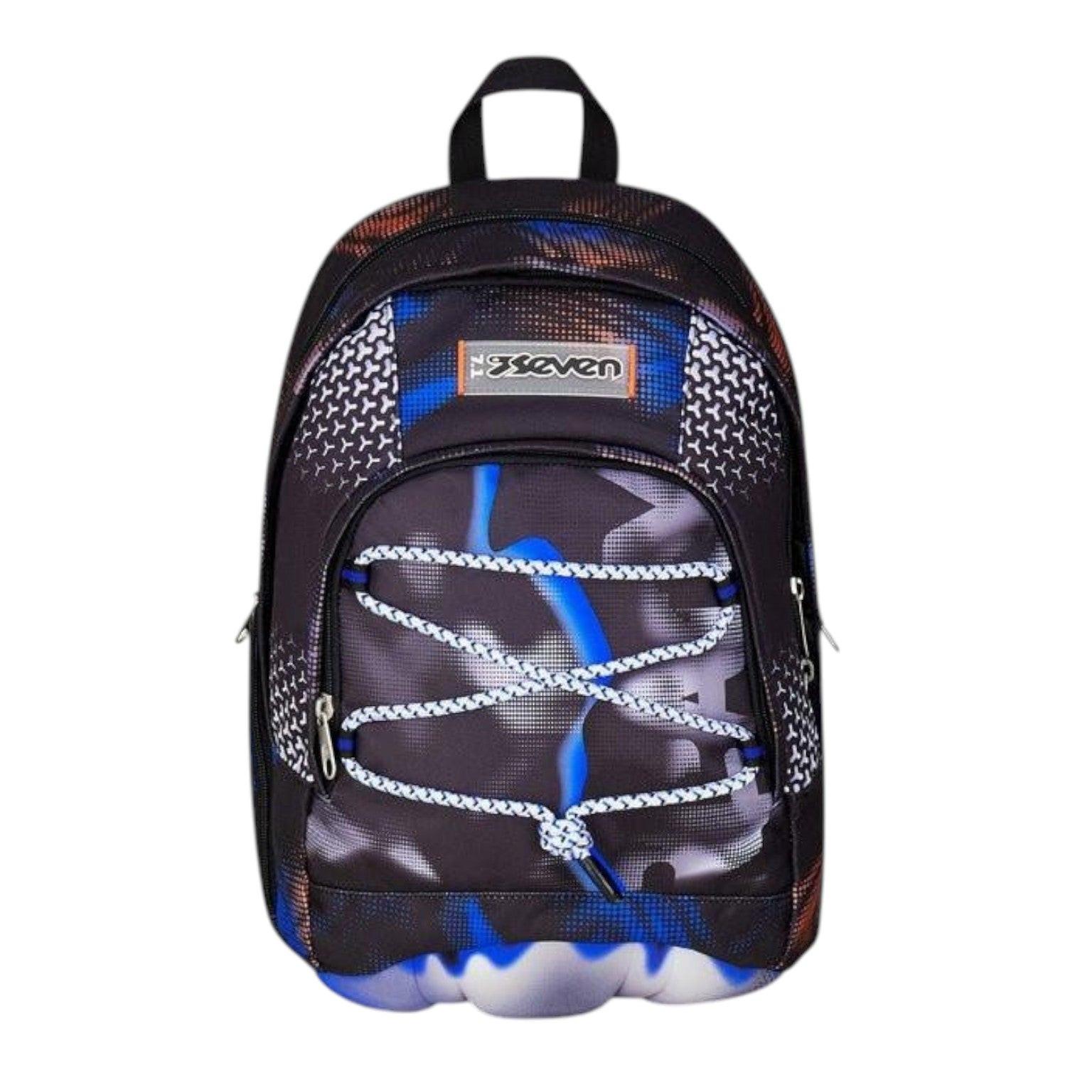 Zaino Seven Dual Optical Shade Boy 31L con Fondo 3D e Porta PC.